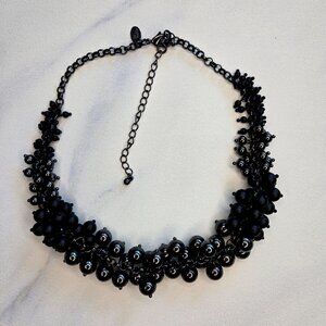 Lia Sophia 'Inked/Knockout" Hematite Necklace